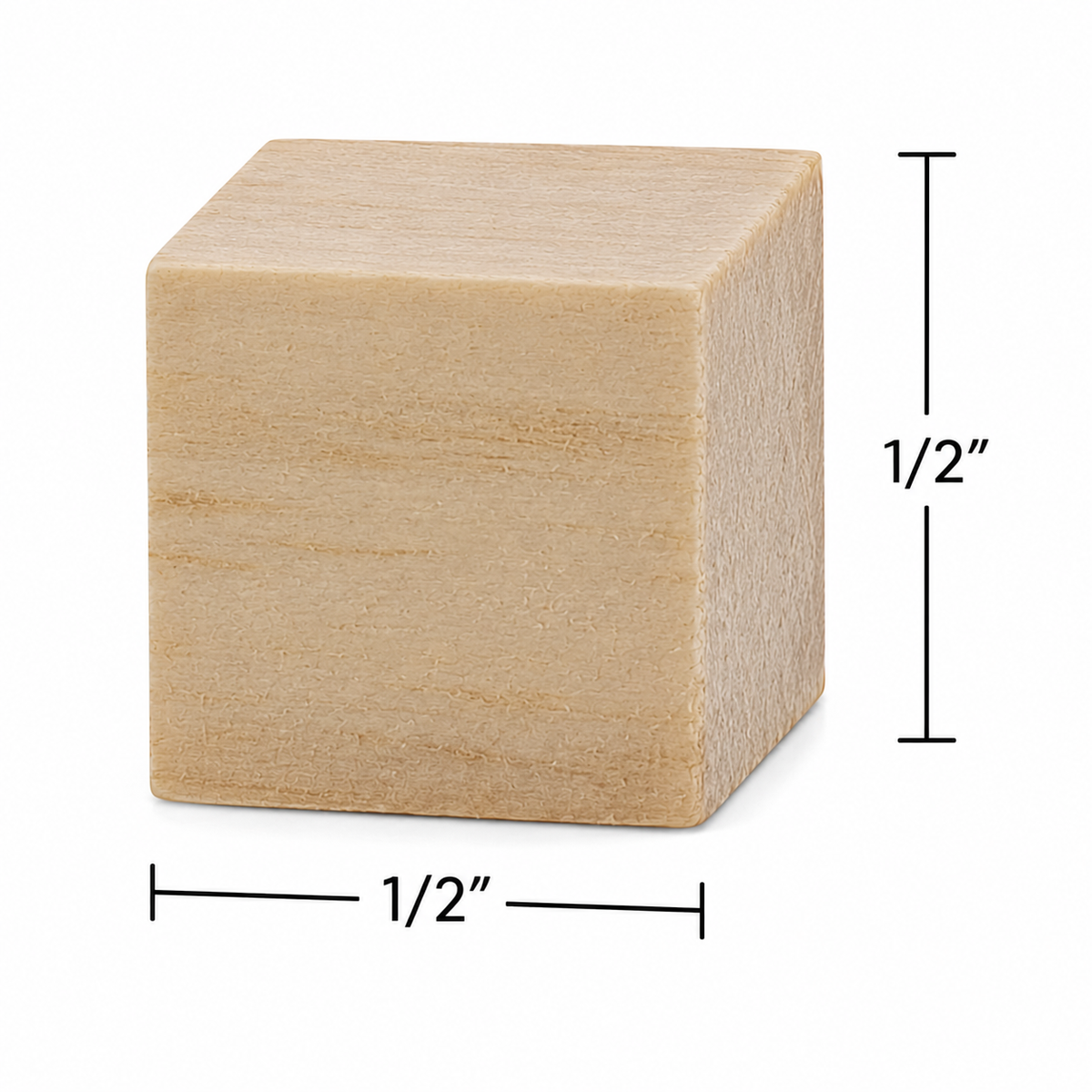 Wooden Cubes (100 Pack)