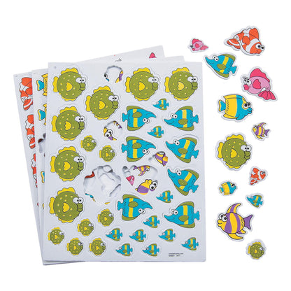 Foam Fish Stickers (500 Pack)