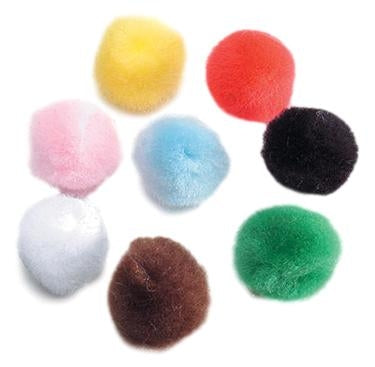 Pom-Poms (Multi) - 1/2"