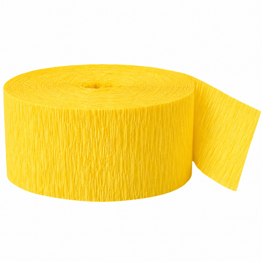 Crepe Paper Streamers - Yellow