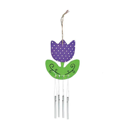 DIY Wooden Spring Wind Chimes (12 Pack)