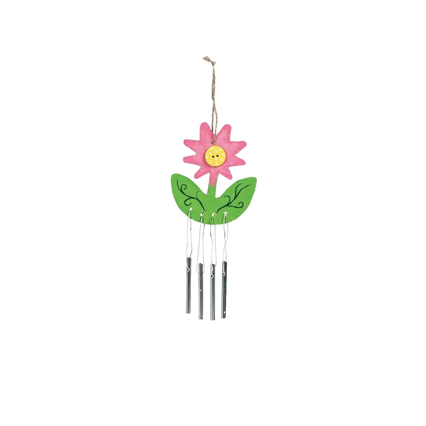 DIY Wooden Spring Wind Chimes (12 Pack)