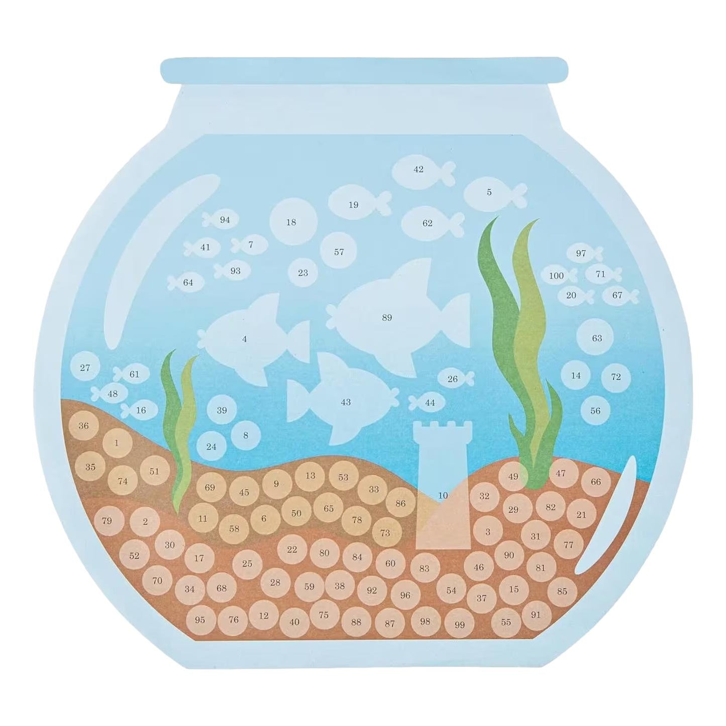Fishbowl Sticker by Number Scenes (12 Pack)