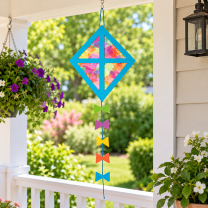 Acetate Tissue Paper Kites Craft Kit (12 Pack)