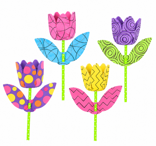 Color Your Own 3D Tulips Kit (12 Pack)