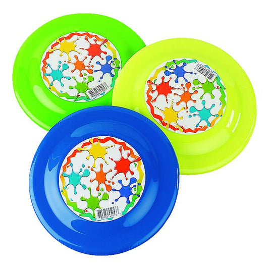 Colored Flying Disks - 6 1/2" (12 Pack)