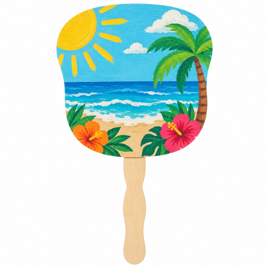 DIY Wooden Fans (12 Pack)