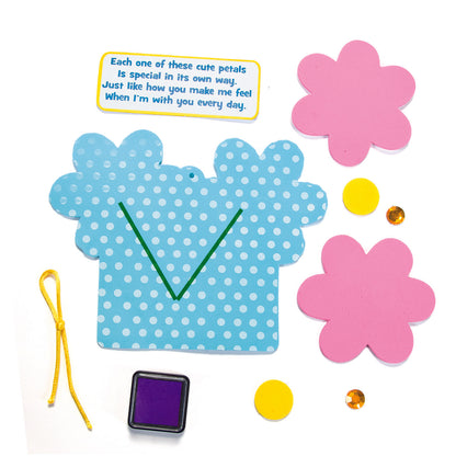 Thumbprint Flowers With Poem Craft Kit (12 Pack)