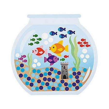 Fishbowl Sticker by Number Scenes (12 Pack) - EconoCrafts