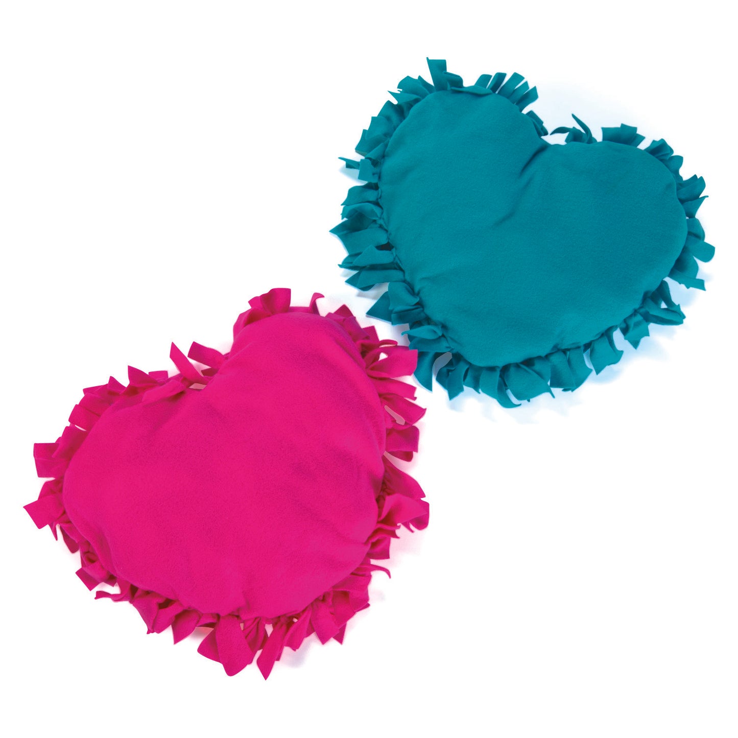 DIY Heart Fleece Tied Pillows (6 Pack)