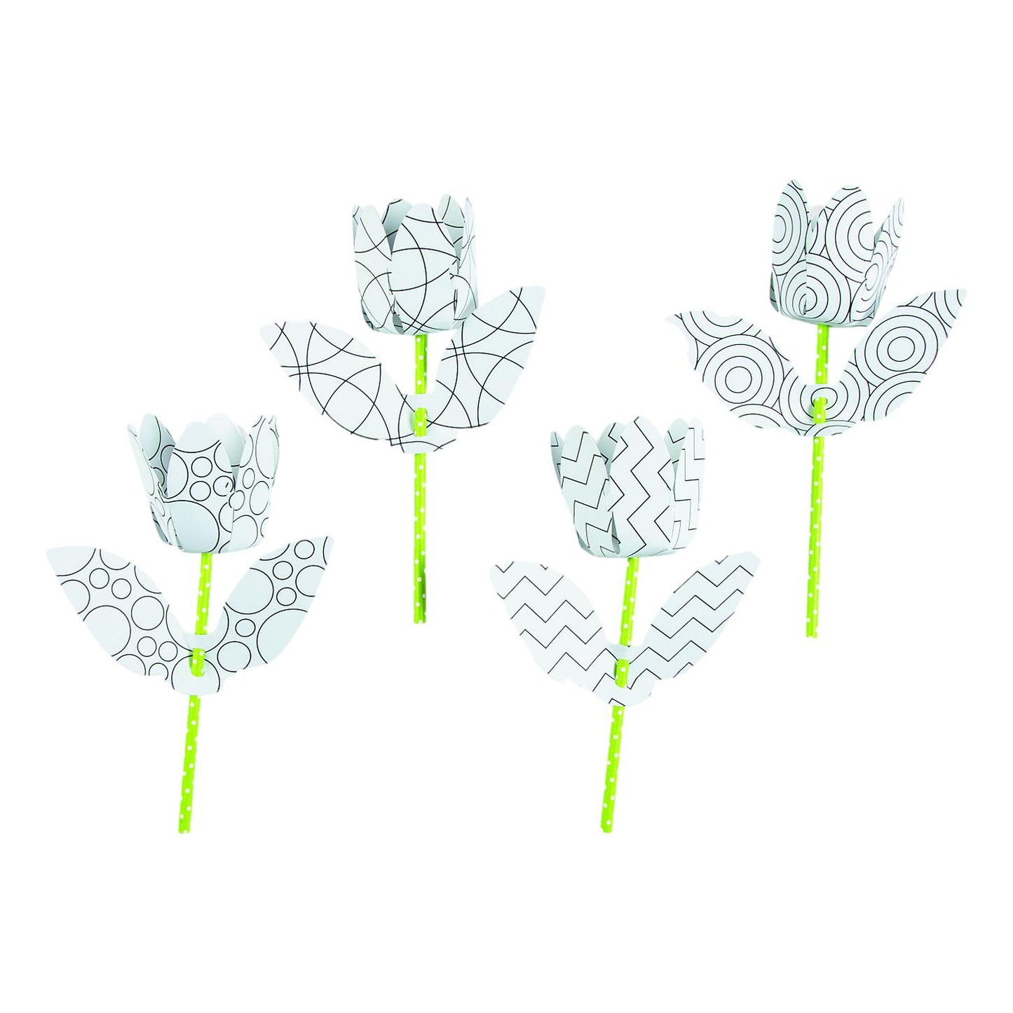Color Your Own 3D Tulips Kit (12 Pack)