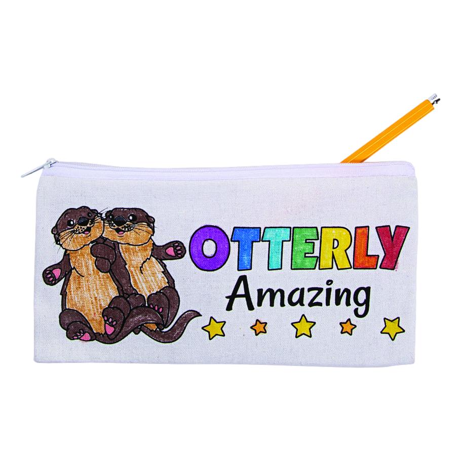 Color Your Own Positive Pals Pencil Cases (12 Pack)