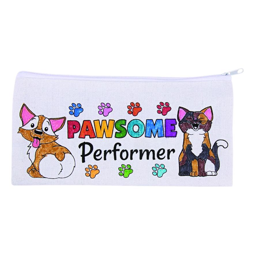 Color Your Own Positive Pals Pencil Cases (12 Pack)