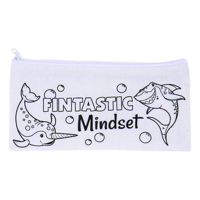 Color Your Own Positive Pals Pencil Cases (12 Pack)