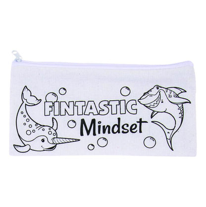 Color Your Own Positive Pals Pencil Cases (12 Pack)