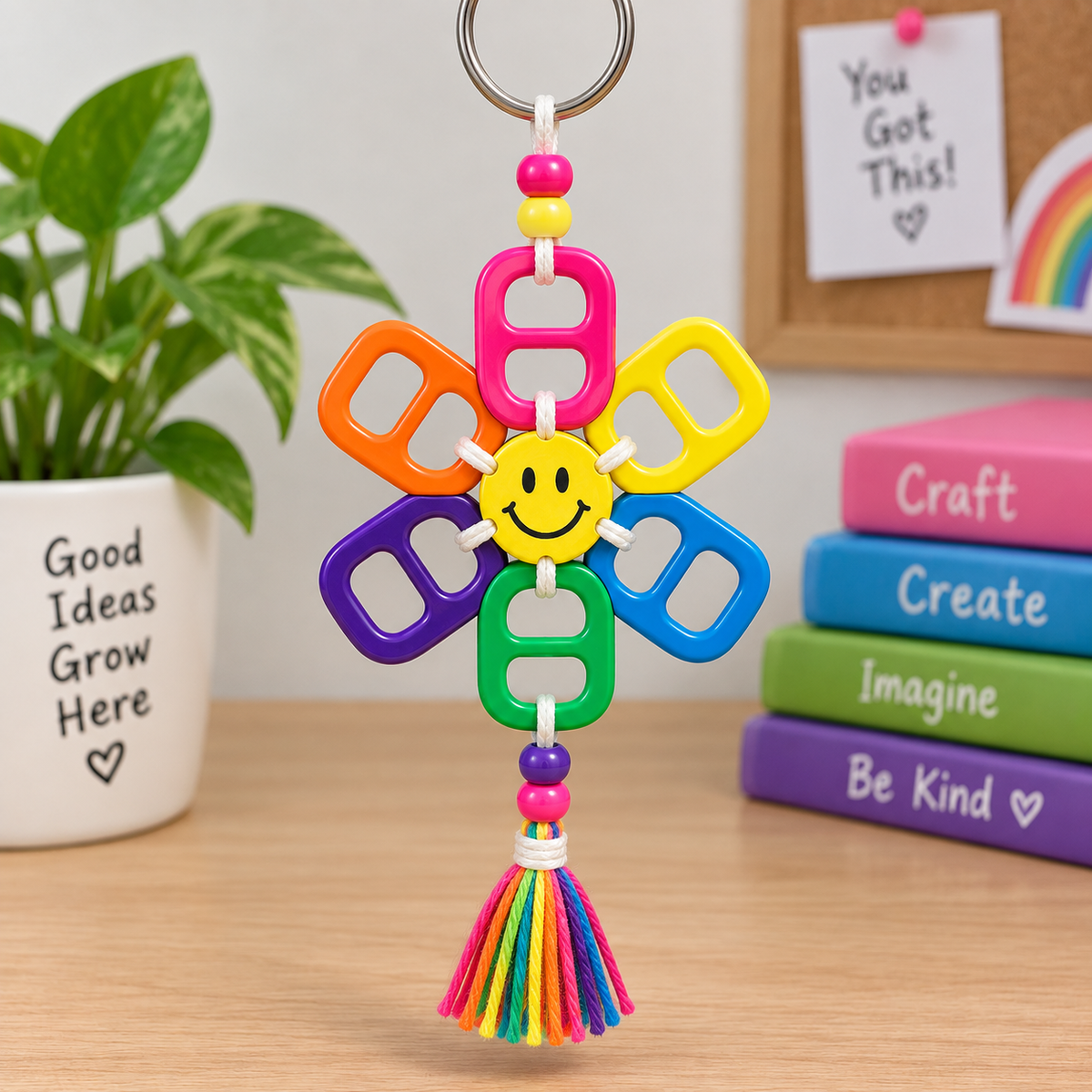Plastic Neon Pop Tabs (528 Pack)