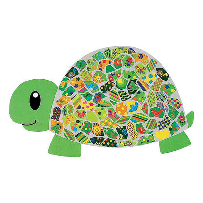 Giant Mosaic Turtle Sticker Scenes (12 Pack)
