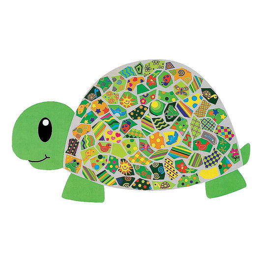 Giant Mosaic Turtle Sticker Scenes (12 Pack)