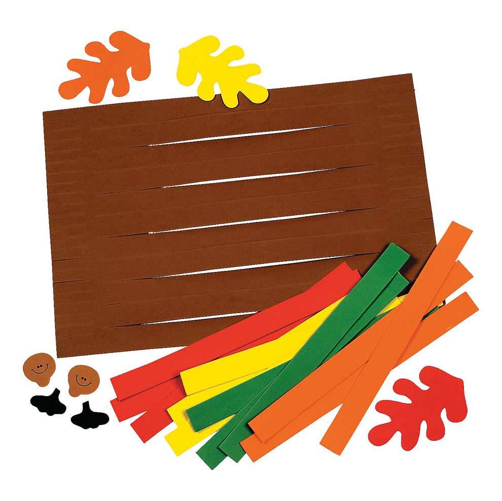 Fall Colors Weaving Placemat Craft Kit (12 Pack) – EconoCrafts