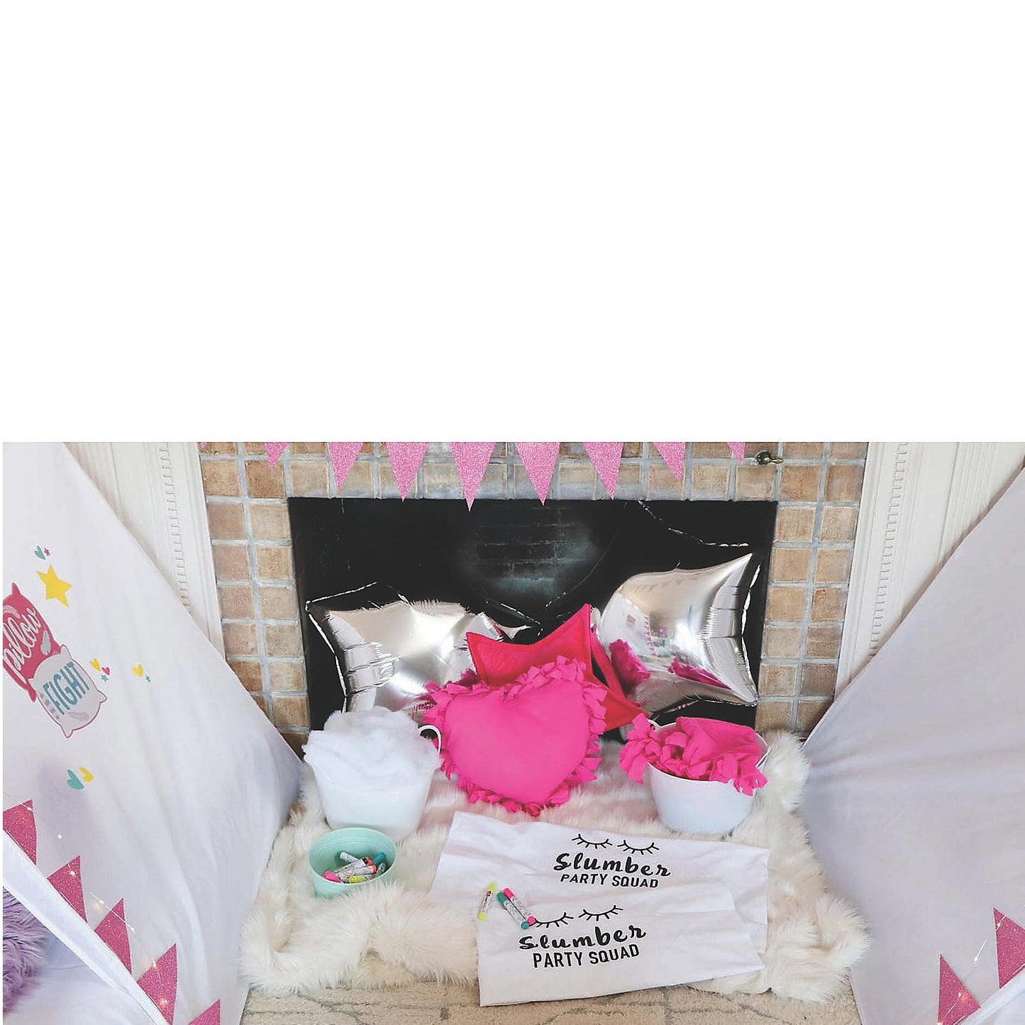 DIY Heart Fleece Tied Pillows (6 Pack)