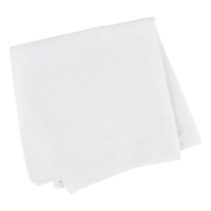 DIY White Bandanas (12 Pack)