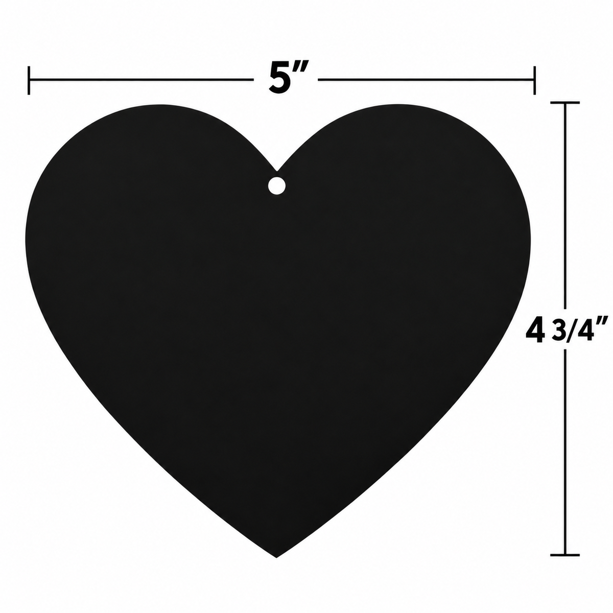 Scratch Art Heart Ornaments (12 Pack)