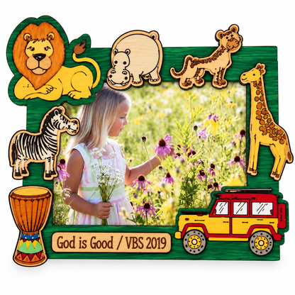 Safari Animal Picture Frames (10 Pack)