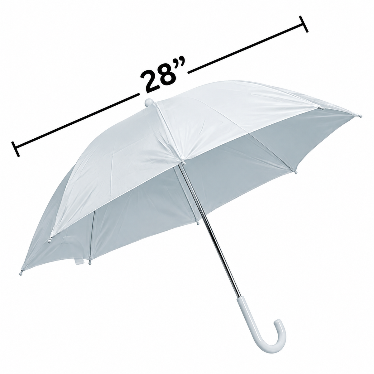 DIY White Umbrellas (6 Pack)