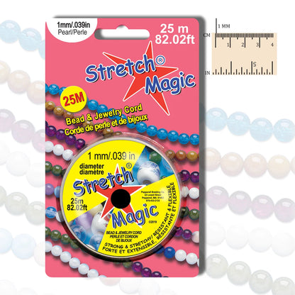 Stretch Magic Clear Elastic Cord - 1 mm x 82 ft