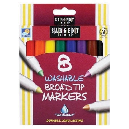 Sargent Art Washable Broad Tip Markers 