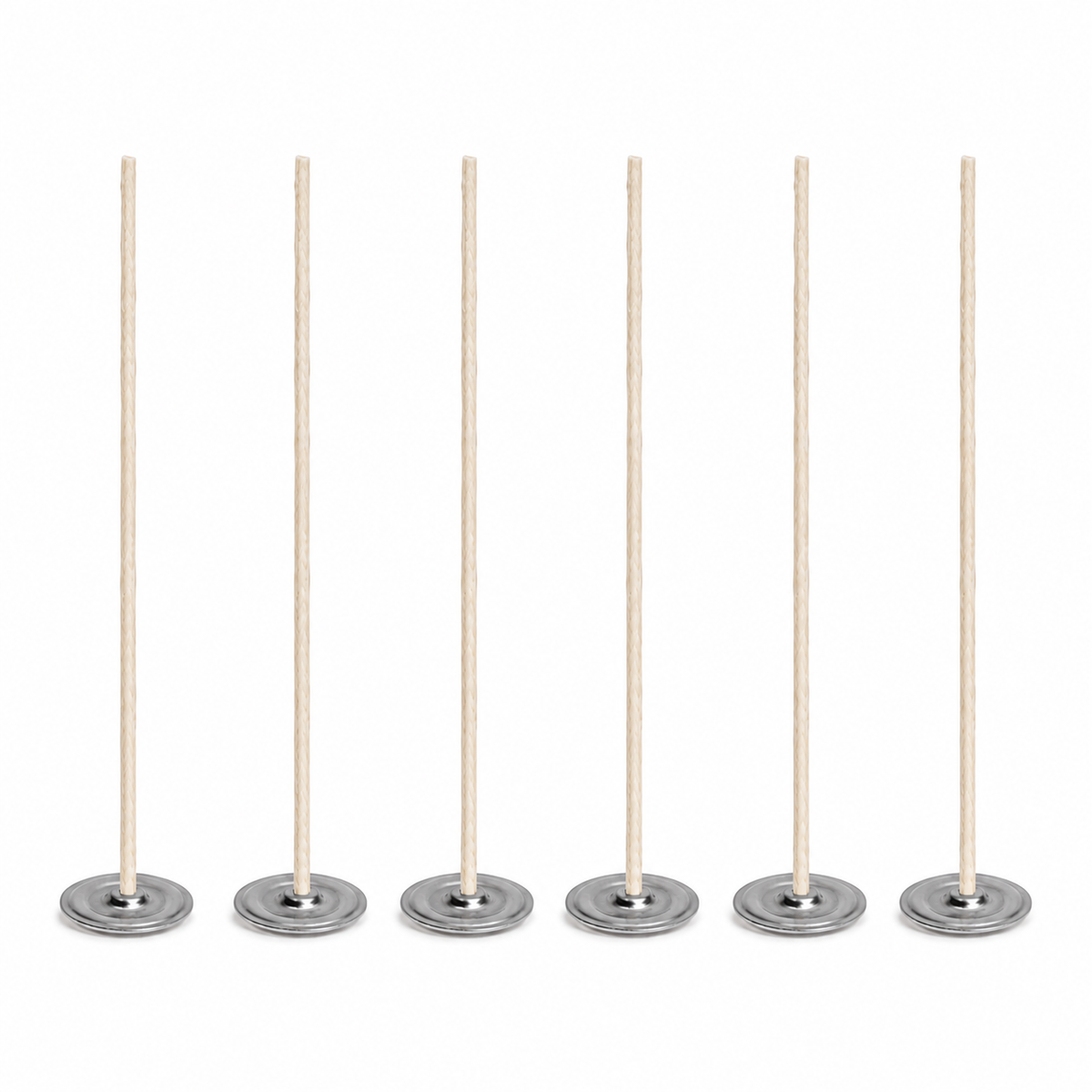 Pre-Tabbed Wax Wicks (6 Pack)