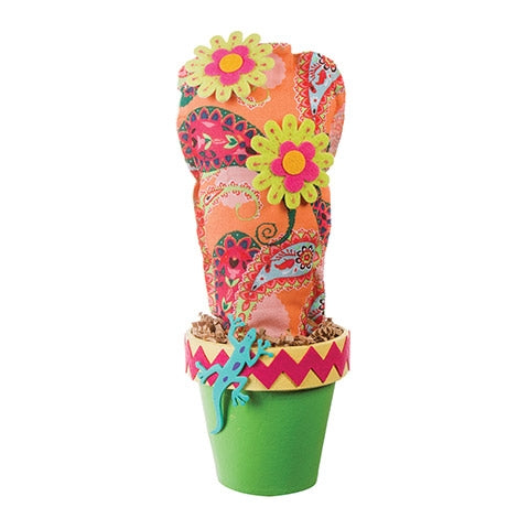 Paper Mache Flower Pot - 4" 