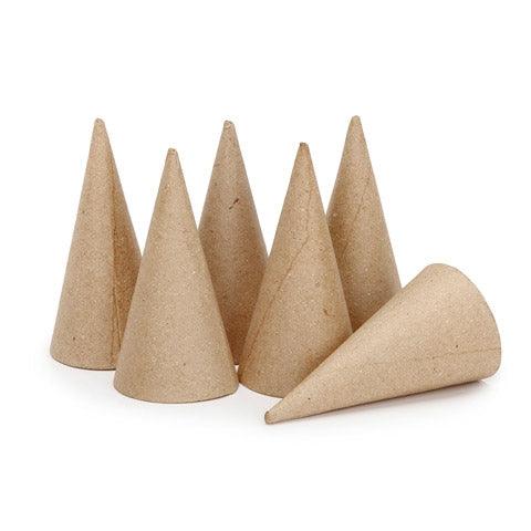 Paper Mache Cones (12 Pack) - EconoCrafts