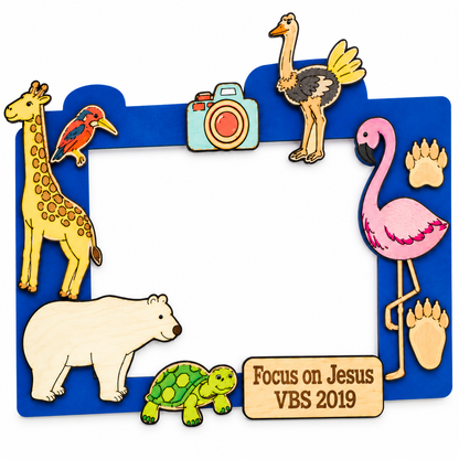 DIY Wooden Animals Picture Frames (10 Pack)