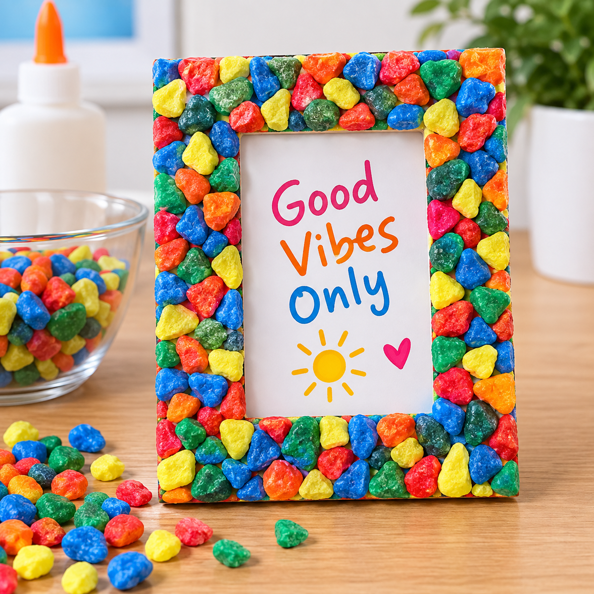 Neon Rainbow Gravel (1 lb)