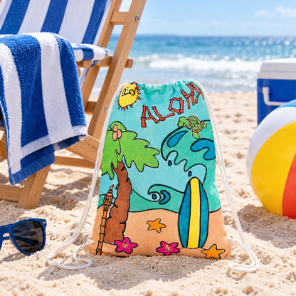 CYO Tropical Drawstring Bags (12 Pack)