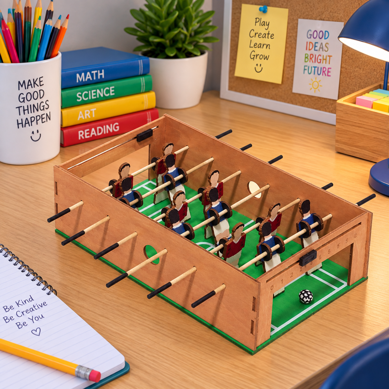 DIY Foosball Game Craft Kit (10 Pack)