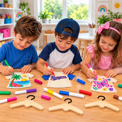 DIY Mini T-Shirts Craft Kit (12 Pack)