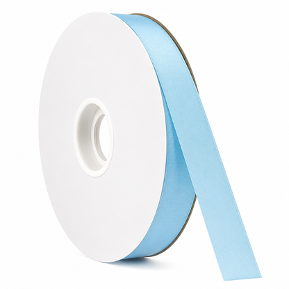 Acetate Satin Ribbon - Baby Blue (7/8" x 100 yds)