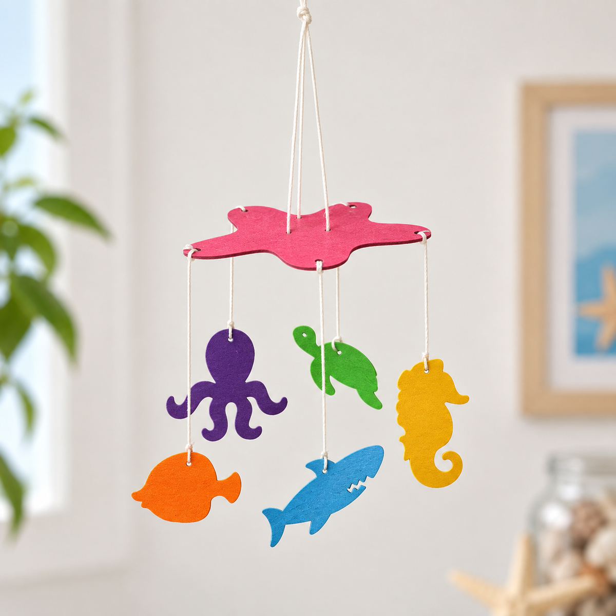 DIY Wood Sea Life Mobile (12 Pack)