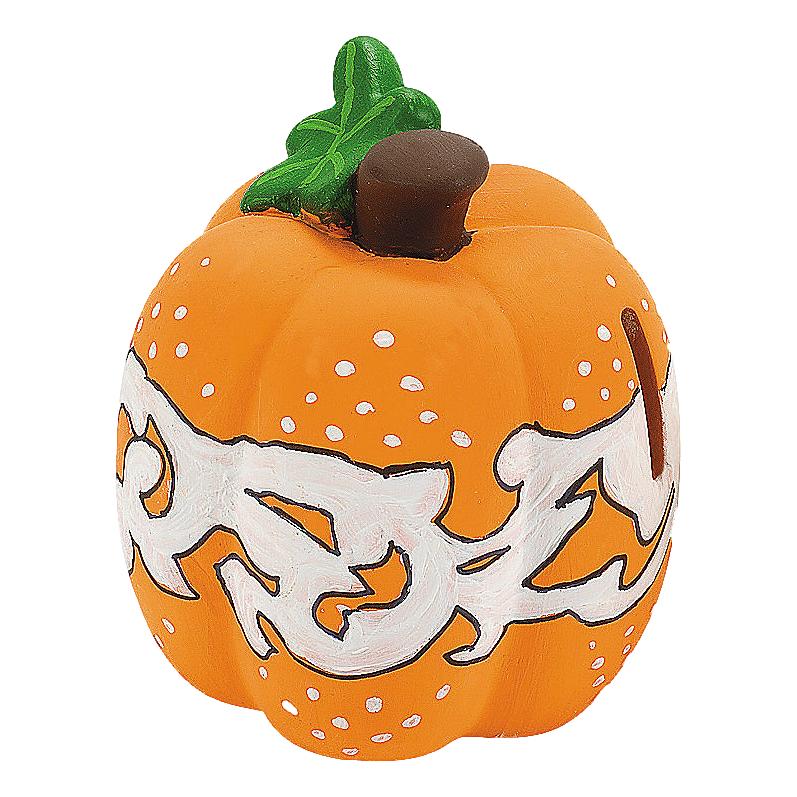 DIY Ceramic Pumpkin Banks (12 Pack)