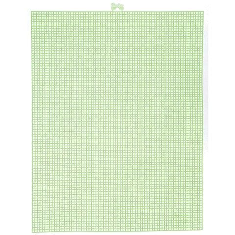 Neon Green Plastic Canvas Mesh - 10 1/2" X 13 1/2"