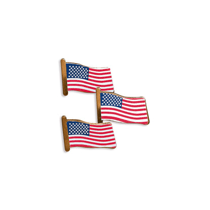 USA Flag Pins (72 Pack)