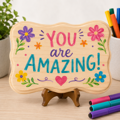 Wooden Plaques - Shield, 3" x 5" (12 Pack)