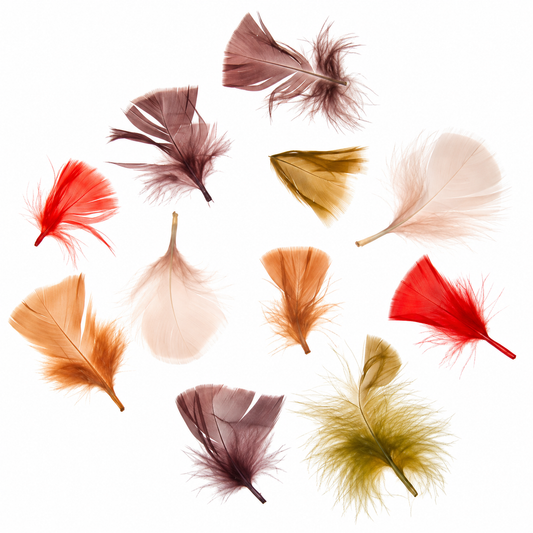 Turkey Feathers - Natural (Approx. 175 Pack)