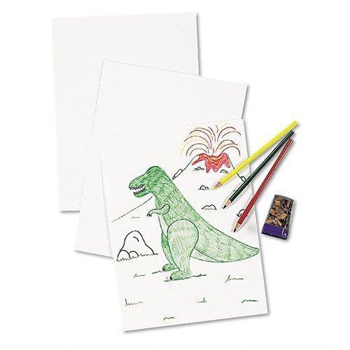 White Drawing Paper - 9" X 12" (500 Sheets) - EconoCrafts