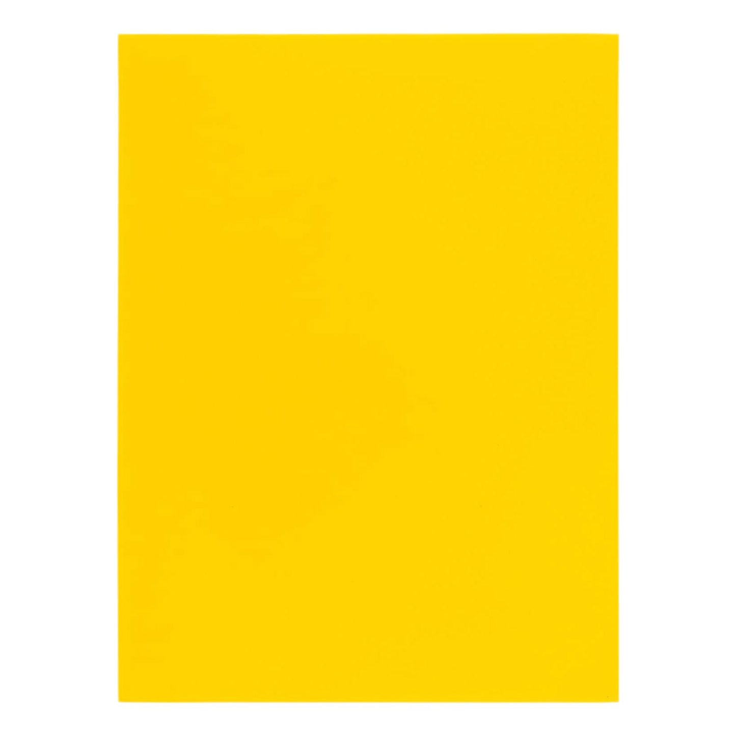 Foam Sheets 9" x 12" - Yellow (10 Pack)