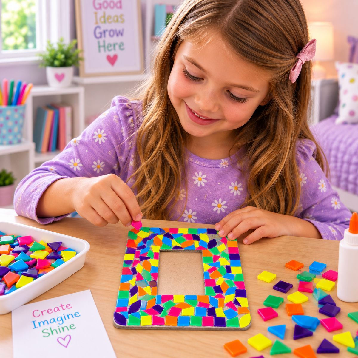 Sticky Mosaic Picture Frames (12 Pack)