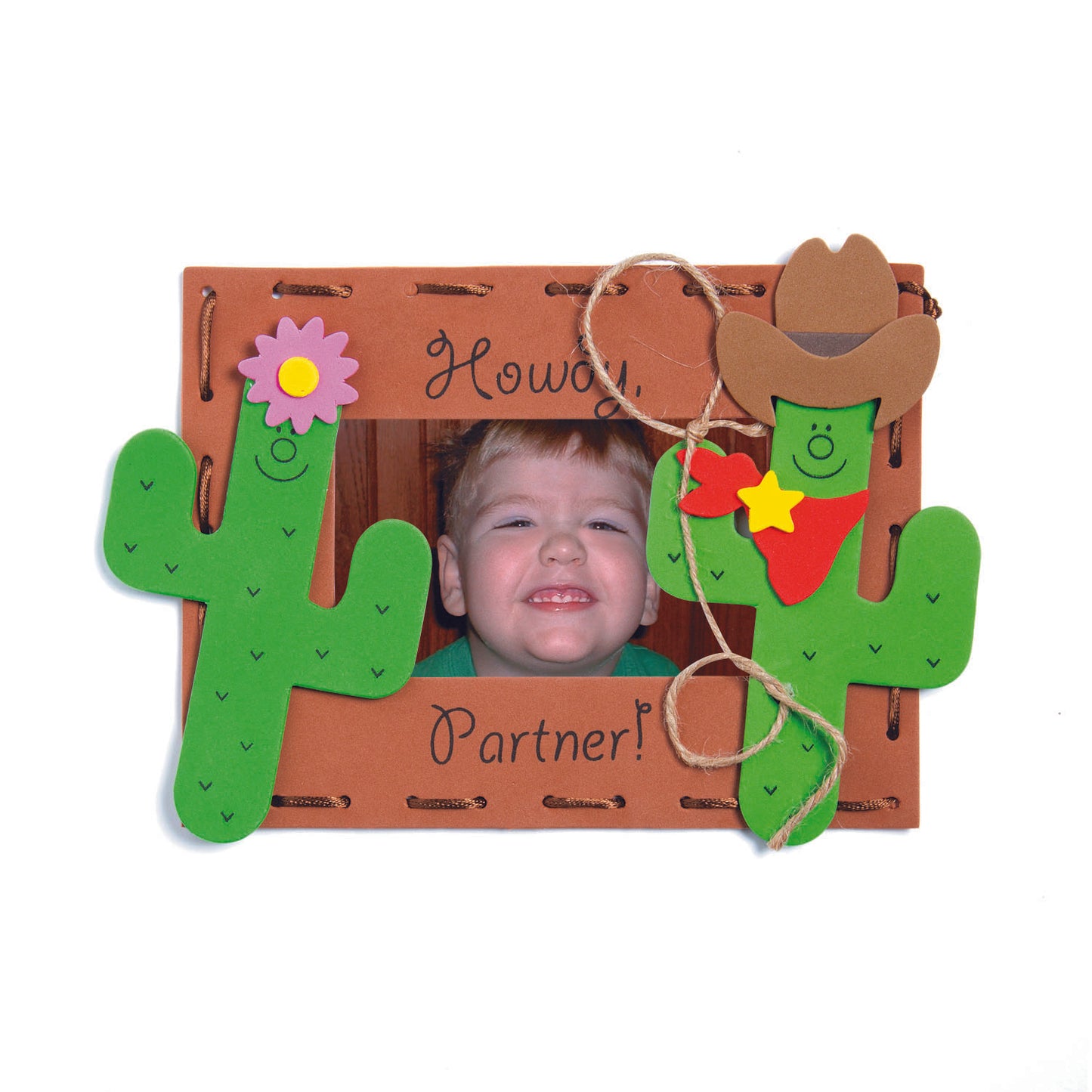 Western Picture Frame Magnet Craft Kit (12 Pack)