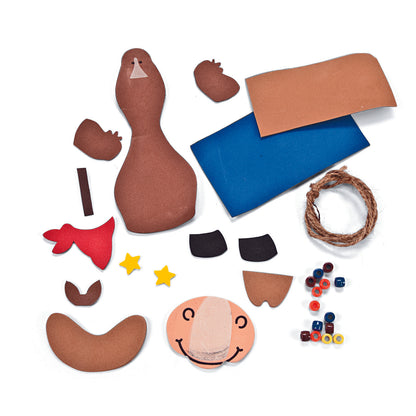 DIY Horse Name Tag Necklace Craft Kit (12 Pack)